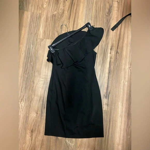 H&M asymmetrical black dress H&M asymmetrical black dress